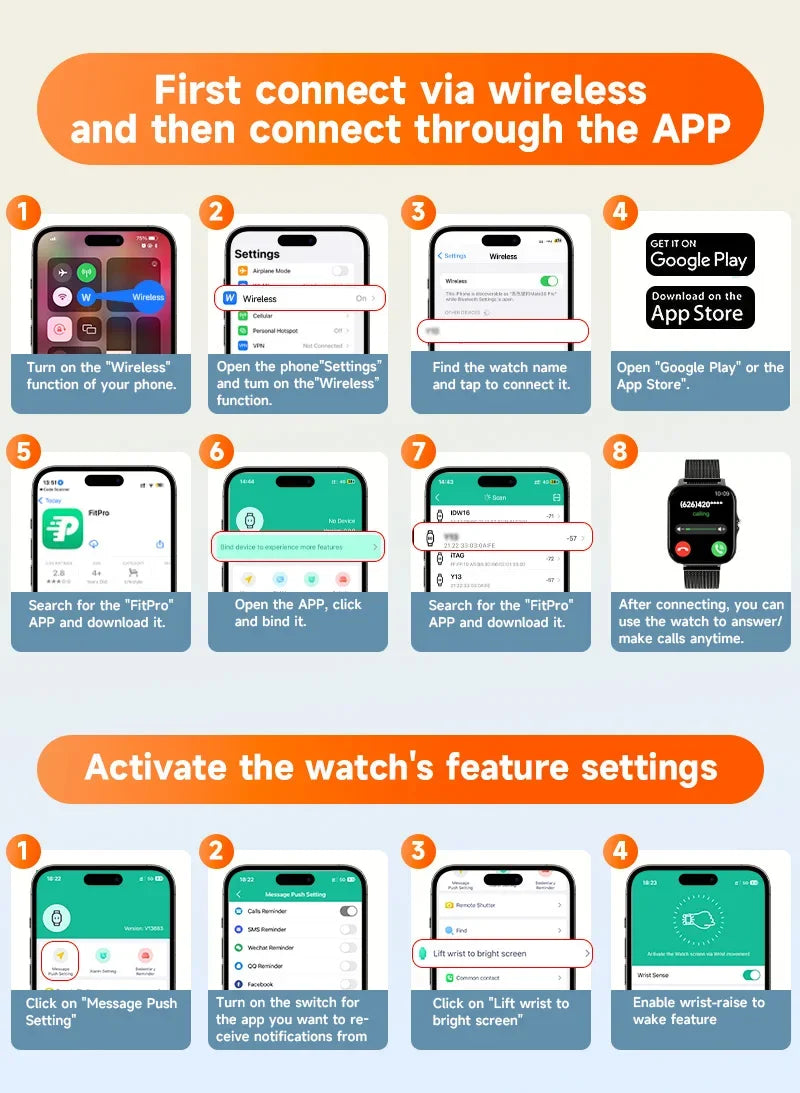 Nouvelle montre connectée compatible Android et iOS, écran couleur 1,44 pouce, appels Bluetooth, surveillance de l'oxygène sanguin et de la pression artérielle, pour femmes et hommes.