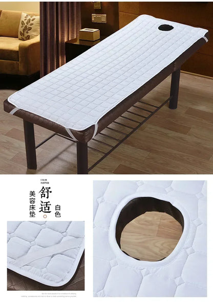 Home Textile Solid Color Anti Slip Winter Mattress for Beauty Salon Massage SPA