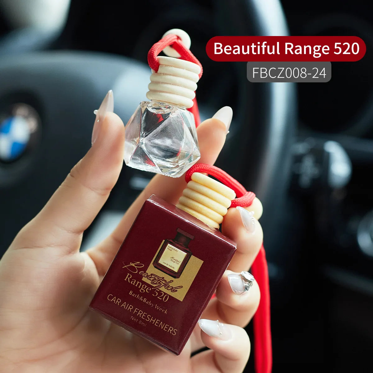 Car Air Freshener, Long Lasting Fragrance, Suitable for Car, Home, Office, Bathroom, Bedroom, Car Interior Aromatherapy