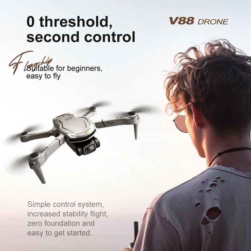 MIJIA V88 Drone 8K 5G GPS Professional HD Aerial Photography Remote Control Aircraft HD Dual Camera Quadcopter Toy UAV