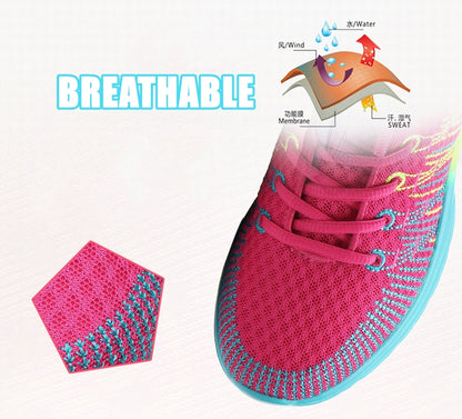Women Sports Shoes Outdoor High Quality Running Shoes Breathable Athletics Casual Sneaker Ladies Non-slip Sport Walking Shoes