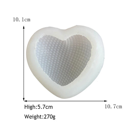 Love Silicone Mold Heart Soap Candle Making Supplies Mould Mousse Cake DIY Wedding Chocolate Baking Decor Valentine's Day Gifts