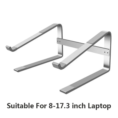 Aluminum Laptop Stand Notebook Riser Holder For Macbook Air 13 iPad Pro Dell HP Lenovo Xiaomi Computer Tablet Support Ordinateur