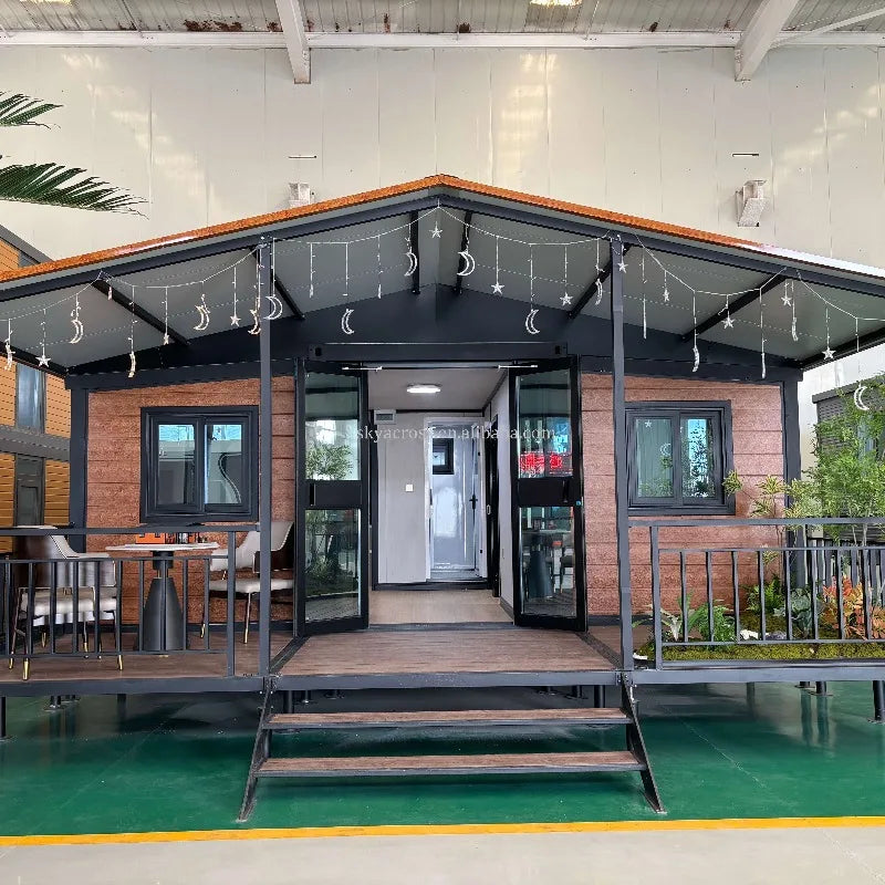 Prefabricated Container House Mobile Expand Container House Portable Small Family Modern Villa Family Waterproof Home Container