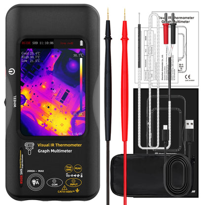 BSIDE SH7 320*320 Thermal Imager Camera 20000 Counts Touchscreen Digital Multimeter 2 in 1 IR Camera for Macro lens Repair PCB