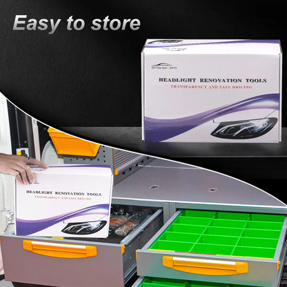 Car Headlight Restoration Polish Liquid Polymer Evaporator Garage Tools Car Headlight Renovation Repair Scratch Remover