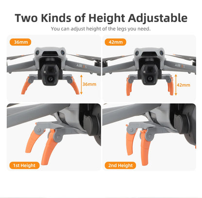 Foldable Landing Gear For DJI Air 3S/Air 3 Height Increasing Leg Extension Protector For DJI Air 3S/Air 3 Drone Accessories