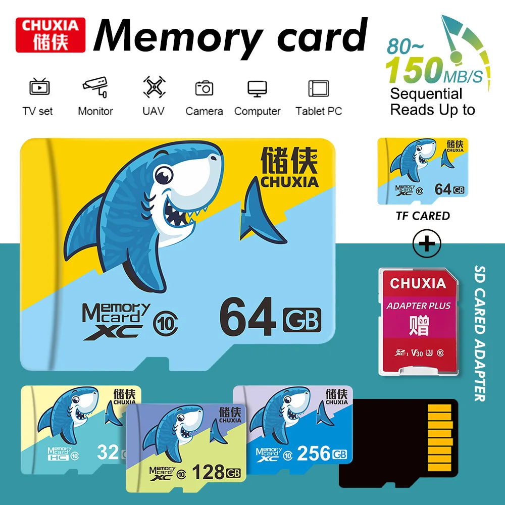 10PCS TF Card Class10 128GB 256GB Memory Card A2 U3 32GB 64GB 16G SD Card 8G 4GB 2GB Flash Micro Memory Card for Digital Devices