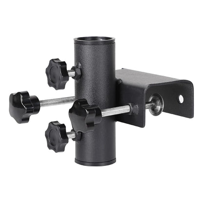 Support de parasol compact pour balcon et jardin, doté d'une pince robuste pour un maintien sûr et une installation facile.