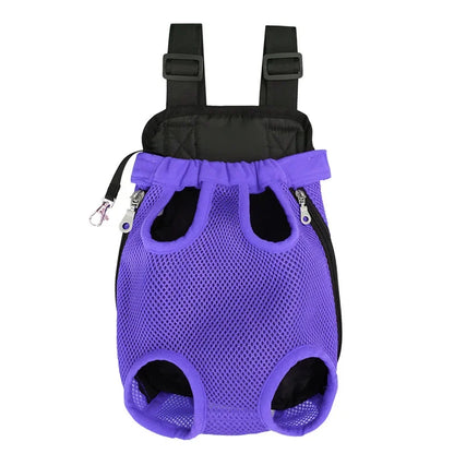Pet Backpack Portable Portable Cat Double Shoulder bag Outdoor Travel Dog Carrier Bag Pet Dog Front Bag Mesh Backpack