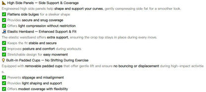 Women's Yoga Sports Fitness Vest, Pilates Running Bra, Thin Belt, Professional Training Underwear, Chest Mat, Fitness Gear