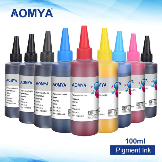 100ML 9Colors Pigment Ink For Epson SureColor P600 P800 Stylus Pro 3800 3880 7880 r3000 Printer Refill Pigment Ink /1 Set