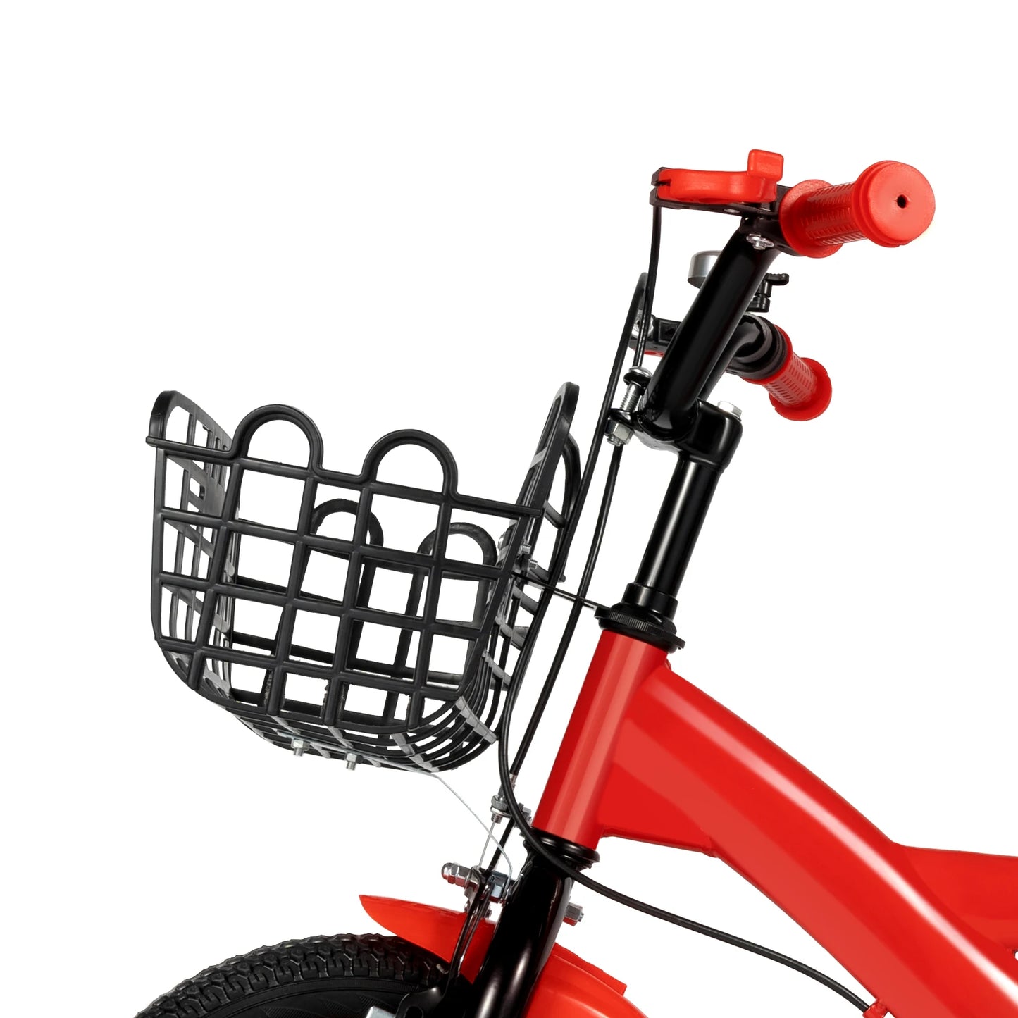 Children Bike Boys Girls Toddler Bicycle Adjustable Height Kid Bicycle with Basket for 2-4 Years Old Blue / Red / Yellow