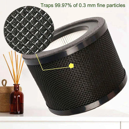Filtre HEPA 3X pour purificateur d'air Taotronics TT-AP001 et VAVA VA-EE014 avec filtre à charbon actif
