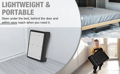 Mobility Step Stool, Non-Slip Step Platform Indoor and Outdoor, Portable Step Riser for Adults & Seniors, Safety Step for Car, B