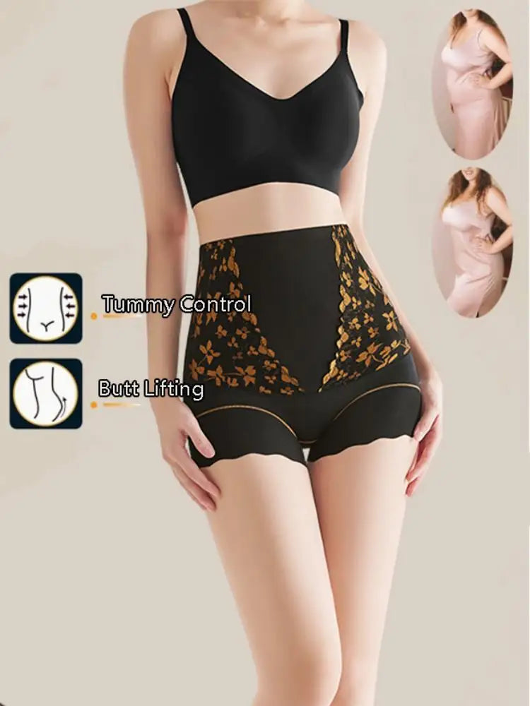 Women's Shapewear Panties Slim Fit High Waist Hip Lifting Postpartum Abdominal Shapewear Exquisite Close Intimates Briefs