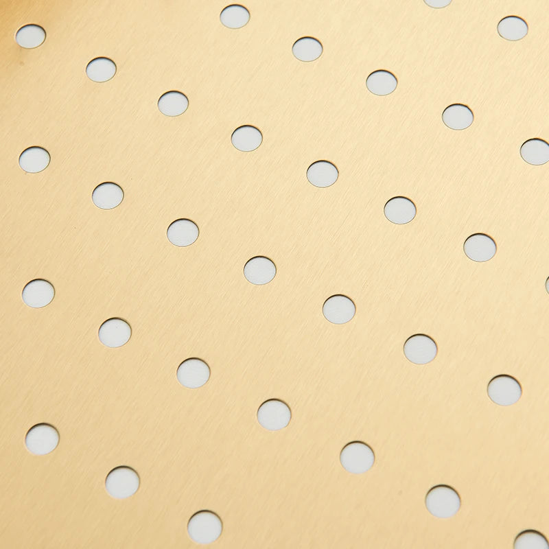 Évier double cascade doré en acier inoxydable, évier de cuisine avec grand bac à évier unique en relief, bassin de lavage pour la cuisine