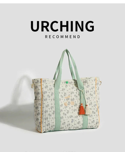 Diaper bag Mommy nappy Bag Large Capacity Tote Bag  Luxury Designer Bag Mother and Baby Bag Floral Messenger Diaper Bag