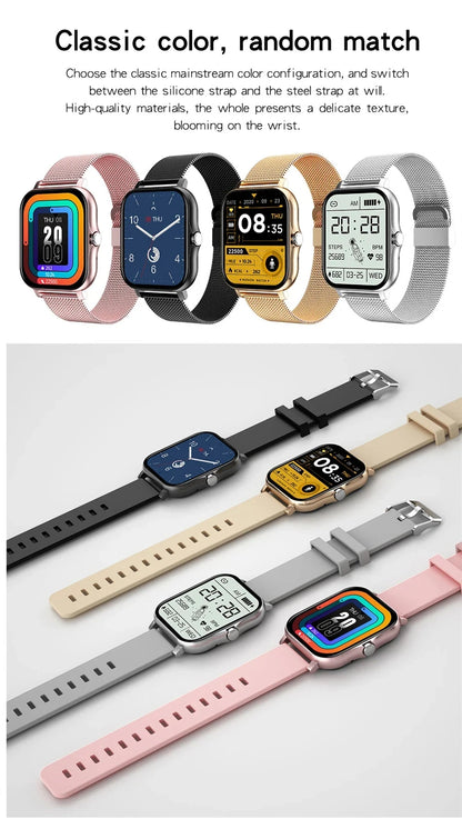 Smart Watch For Android IOS Watches 1.83inch HD Display Bluetooth Call Message Alert Music Sports Mode Smartwatch Men Women Gift