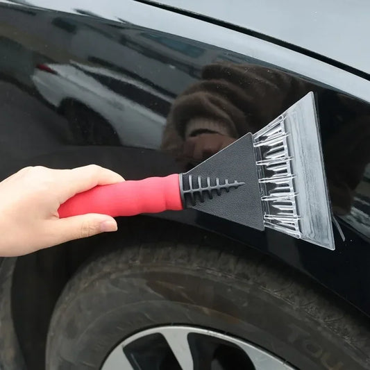 Grattoir à glace pour voiture, brise-glace pour pare-brise, brosses à vitres à nettoyage rapide, outil de déneigement, brosses à neige pour vitres de voiture en hiver, pelle