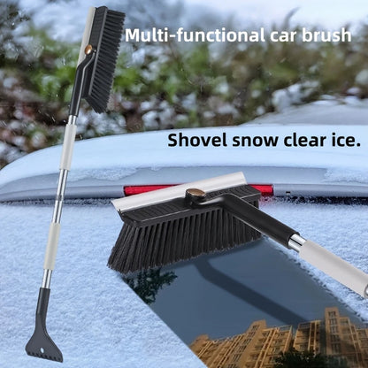 Grattoir à glace pour voiture, brise-glace pour pare-brise, brosse à vitres à nettoyage rapide, outil de déneigement pour vitres de voiture, pelle à neige pour l'hiver