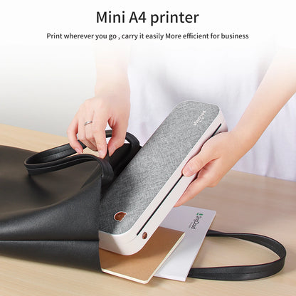 PeriPage A40 A4 Paper Printer Direct Thermal Transfer Wirless Mobile Photo Printer USB BT Connection For 2''/3''/4'' Paper Width