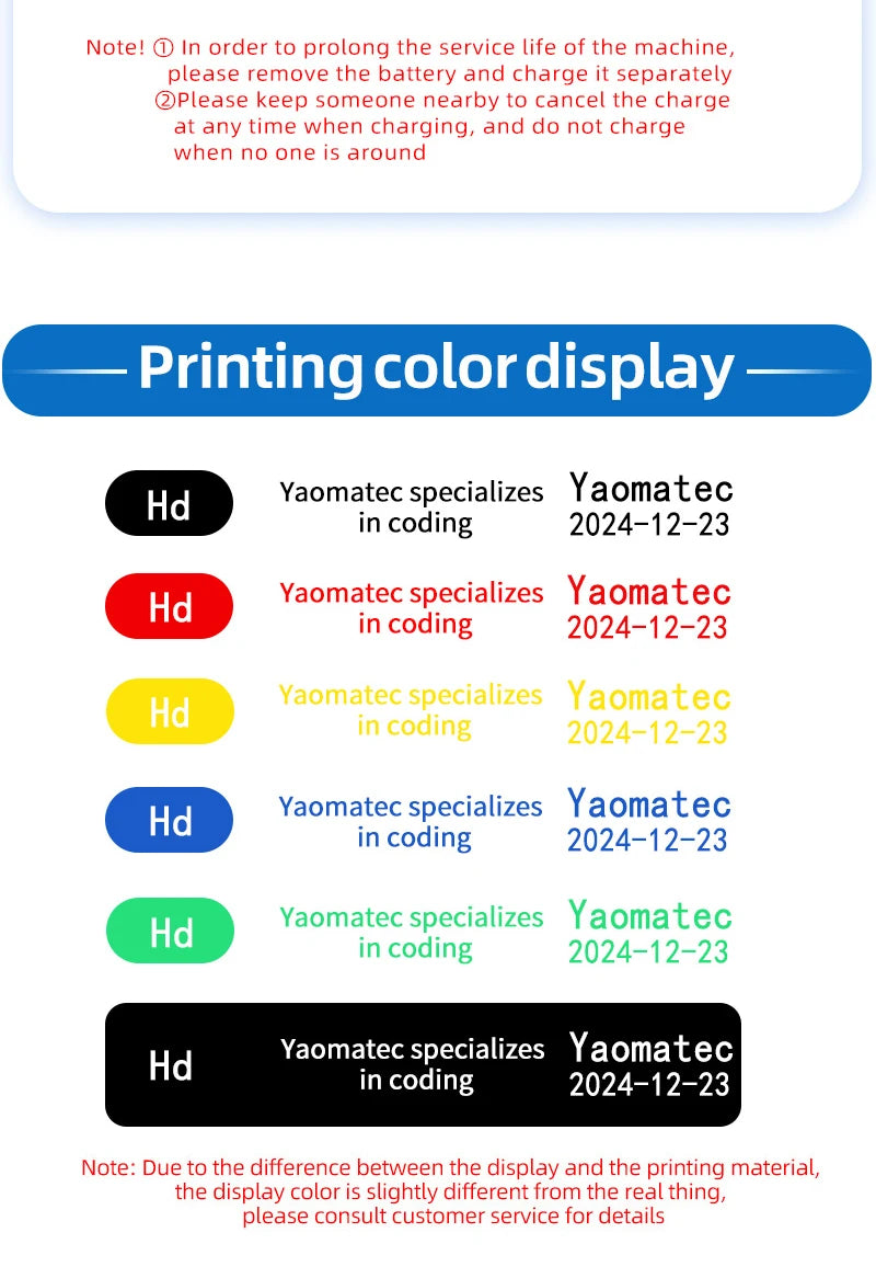 Include cartridge: S1730 12.7MM printing gun batch coding machine logo code printer expiry date portable handheld inkjet printer