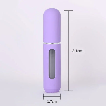 Candy Color Mini Travel Portable Bottom Filling Perfume Bottle Liquid Sub-Bottling Fine Mist Spray Refillable Jar Empty Cosmetic