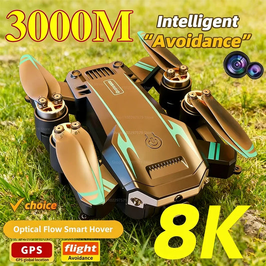 2026 New G6 GPS Drone 8K Professional HD Camera Optical Flow 5G WIFI Omnidirectional Obstacle Avoidance Quadcopter Kids Gift Toy