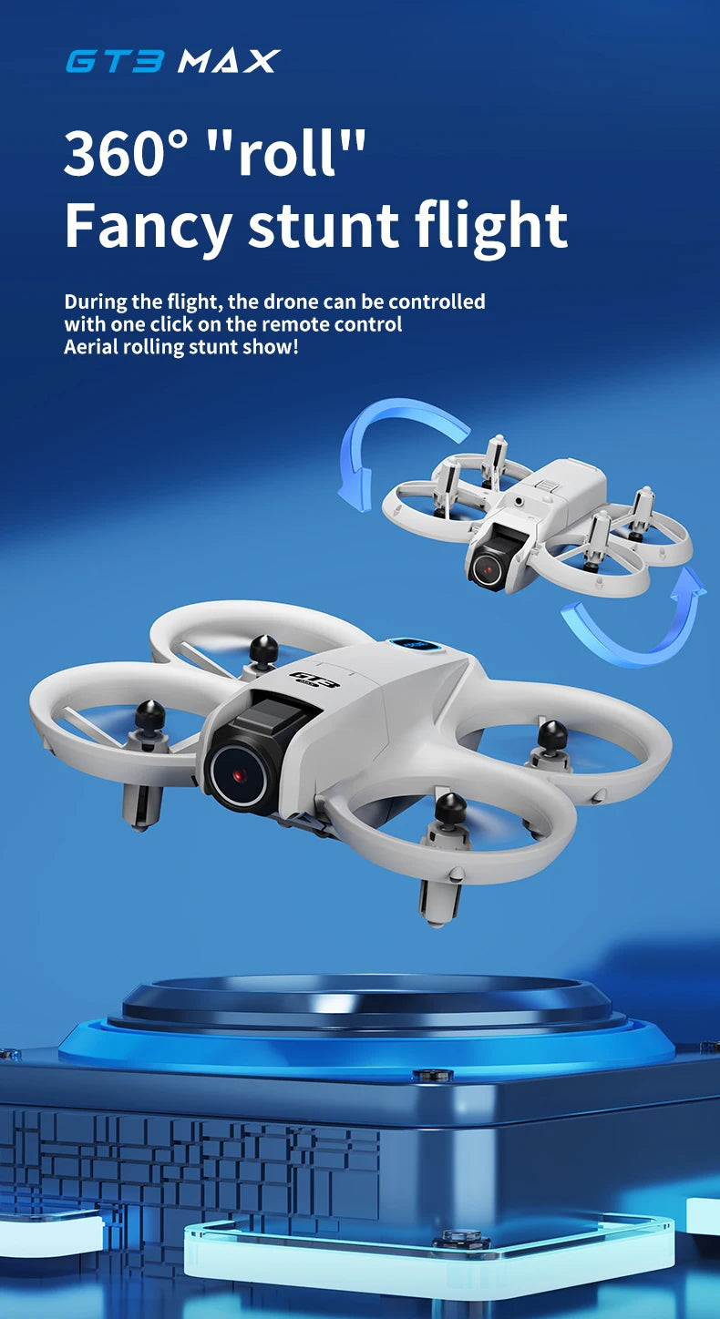 NEW Original GT3 Max Mini Drone 8K GPS Professional HD Aerial Photography Remote Control Aircraft HD Dual Camera Quadcopter Toy