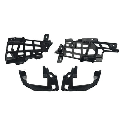 MagicKit For Mercedes Benz  AMG W117 C117 X117 Rear Diffuser With Exhaust Tailpipes CLA260 CLA45 Rear Bumper Lip Gloss Black