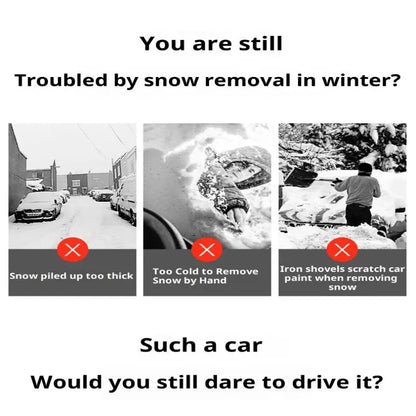 Grattoir à glace polyvalent pour voitures, déneigement du pare-brise et des portières, outil de dégivrement pour l'hiver, accessoires de nettoyage automobile