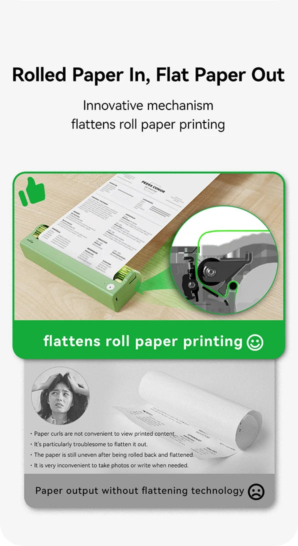 PeriPage P80 Portable Printers Wireless for Travel, Bluetooth Mobile Printer Portable Compatible with Phone & Laptop