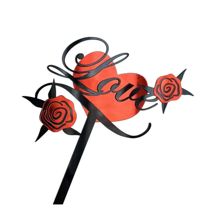 INS 14 Style Happy Valentine's Day Acrylic Cake Toppers Red Love Valentine's Day Cake Topper for  Valentine's Day Party Gifts