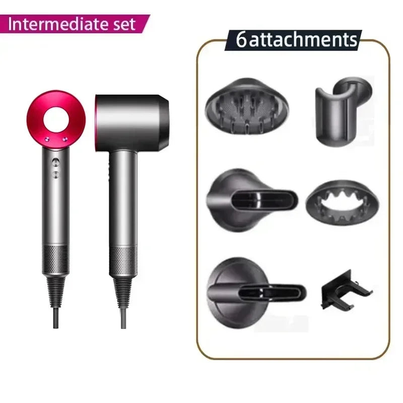 2025 Super Hair Dryer 220V Leafless Hair Dryer Personal Hair Care Styling Negative Ion Tool Schedule Negative Ion Electric Dryer