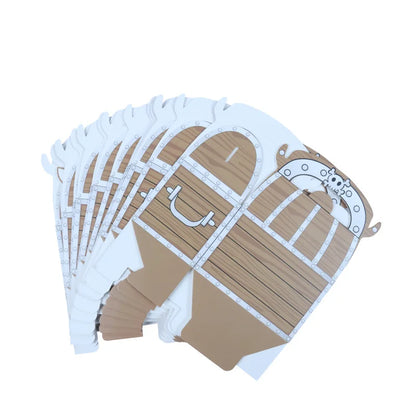 12/24pcs Pirate Treasure Chest Treat Boxes Pirate Kid Birthday Party Decoration Trick or Treat Halloween Themed Party Gift Favor