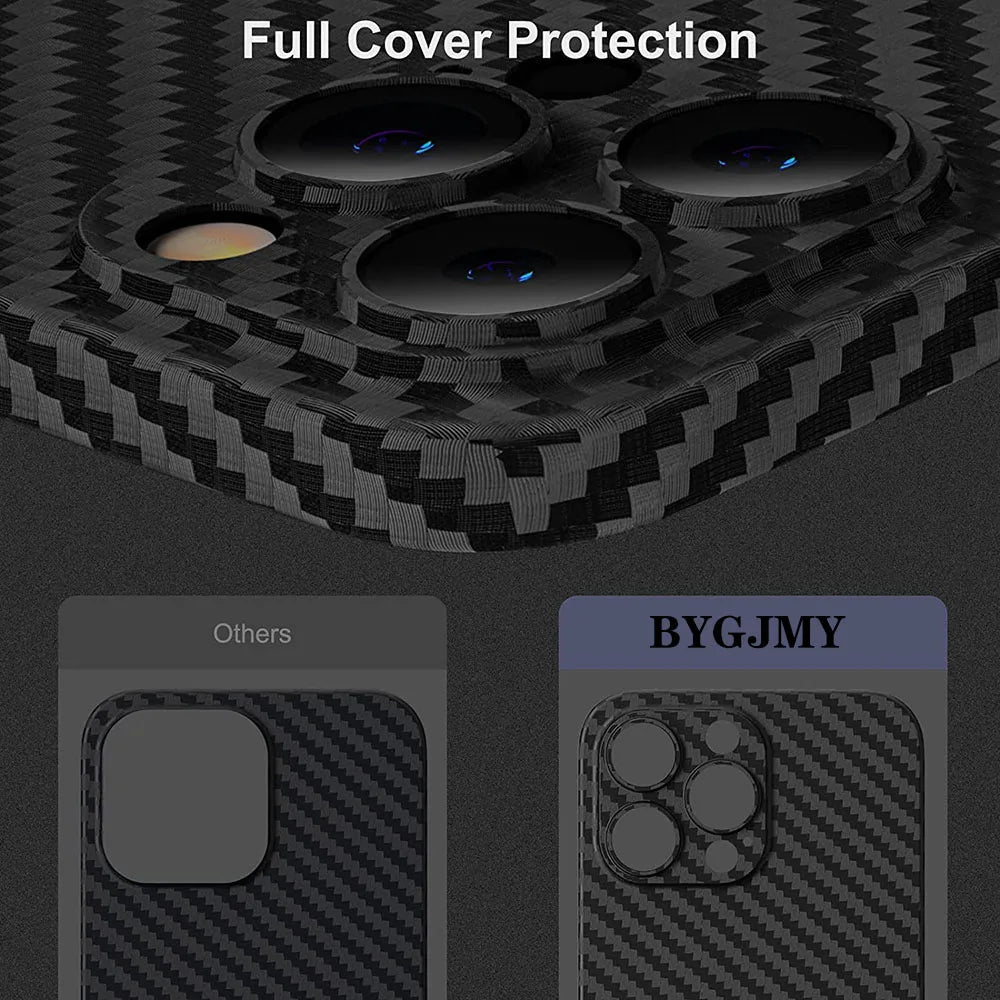 0.3mm PP Ultra Thin Cover For iPhone 16 15 14 Plus 13 12 Mini 11 Pro Max XR XS Max 7 8 Plus SE 2 3 Carbon Fiber Texture Case