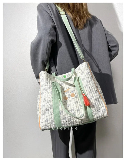 Diaper bag Mommy nappy Bag Large Capacity Tote Bag  Luxury Designer Bag Mother and Baby Bag Floral Messenger Diaper Bag