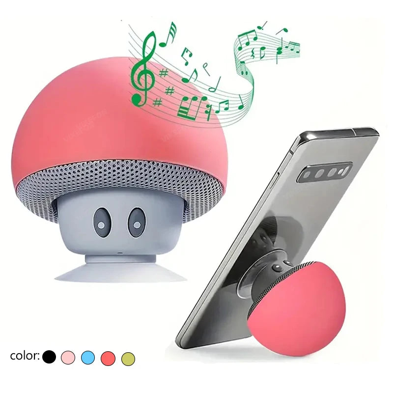 Enceinte Bluetooth sans fil de haute qualité avec caisson de basses et ventouse, portée de 9 mètres. Idéale pour le vélo, les pique-niques et les activités de plein air.