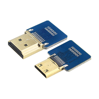 HDMI-Compatible Connector Flex Flat Cable for Raspberry Pi 4 Micro Mini HDMI-Compatible 20pin FFC 10 20 50cmRibbon FPV Orange Pi