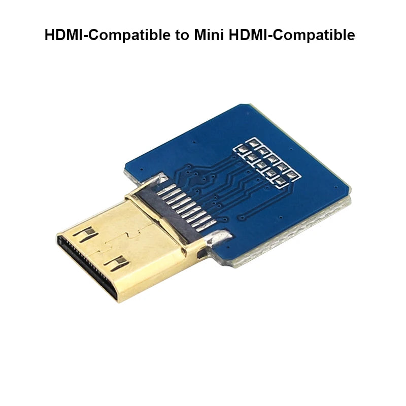 HDMI-Compatible Connector Flex Flat Cable for Raspberry Pi 4 Micro Mini HDMI-Compatible 20pin FFC 10 20 50cmRibbon FPV Orange Pi