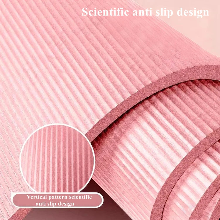 Tapis de yoga épais 183 x 60 cm, antidérapant, en mousse de 20 mm pour un confort optimal, idéal pour le yoga, le Pilates et la gymnastique.