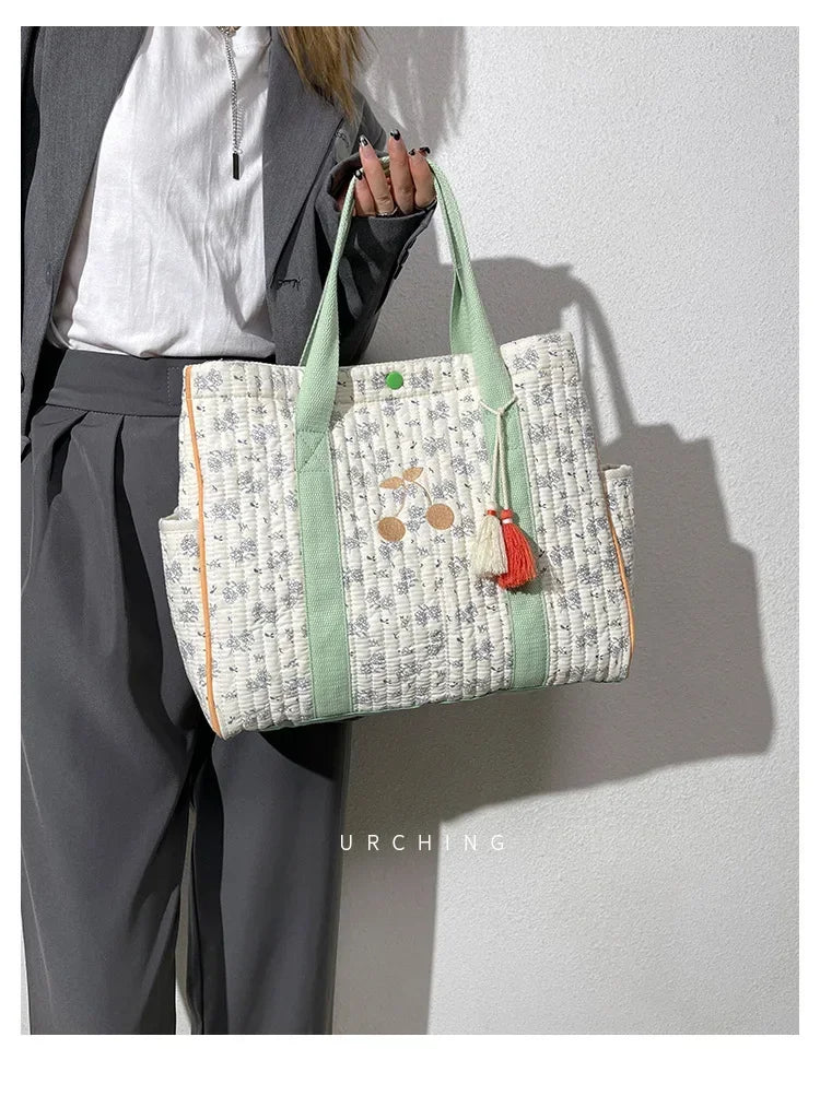 Diaper bag Mommy nappy Bag Large Capacity Tote Bag  Luxury Designer Bag Mother and Baby Bag Floral Messenger Diaper Bag