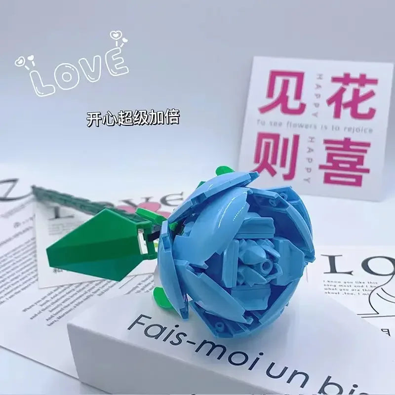 Romantic Wildflower Bouquet Flower 10313 Building Set Home Decoration Building Block Toys Valentine's Day Gift for Girlfriend