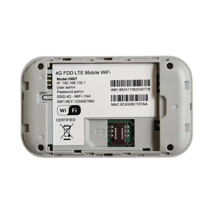 4G LTE Mini Outdoor Hotspot Sim Card Slot Wireless Router 2100mAh Portable Network Hotspot Device Colorful LED Display