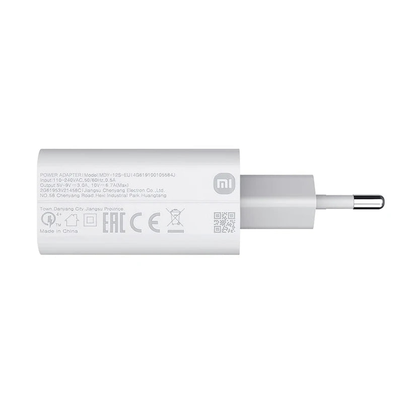 Xiaomi Charger 67W EU Original Fast Charge Power Adapter 6A Type C Cable For Xiaomi 12 11 POCO X5 X4 Pro Redmi Note 9 10 11 Pro