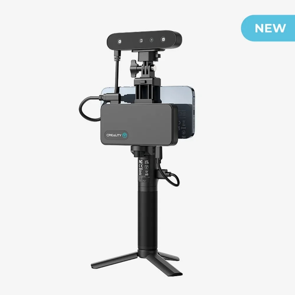 Scanner 3D portable Creality CR-Scan Ferret Pro : suivi anti-vibration, WiFi 6, numérisation sans fil couleur 24 bits, précision de 0,1 mm