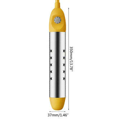 2000/2500W Heater Water Pool Boiler Heating Swimming Bath Portable Tub Immersion Hot Solar Intelligent Automatic Fast Power Off