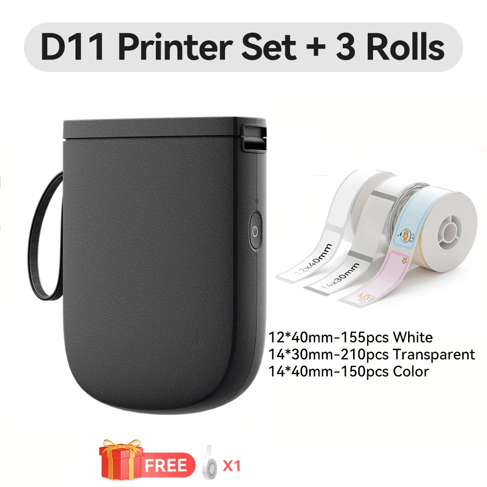 Niimbot D11 D110 D101 H1S Mini Thermal Printer Pocket Label Maker USB Bluetooth Label Stick Printer Inkless DIY Name Price Tag