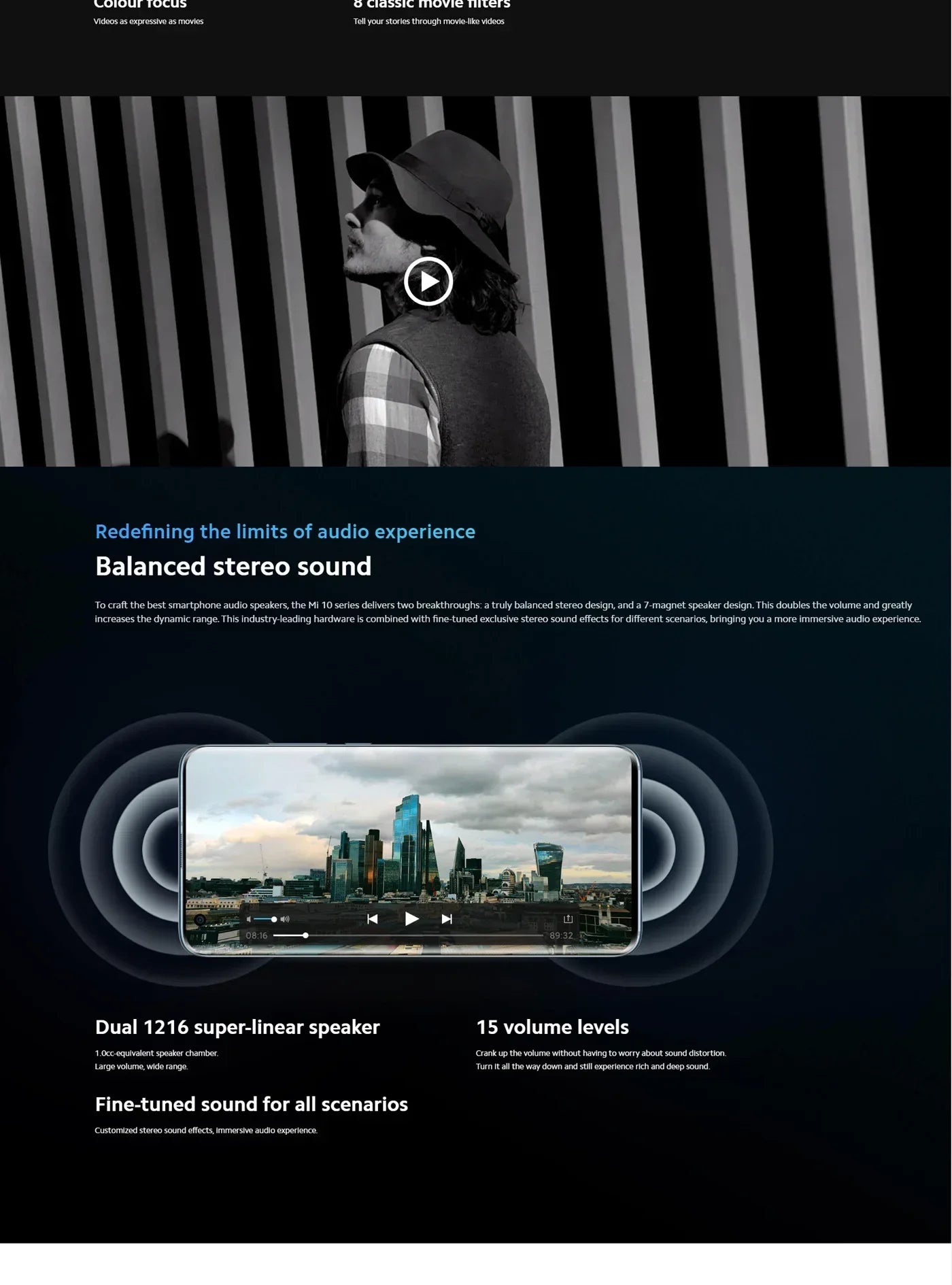 Xiaomi 10 5G Android  6.67 inch Qualcomm Snapdragon 865 RAM 12GB ROM 256GB used phone